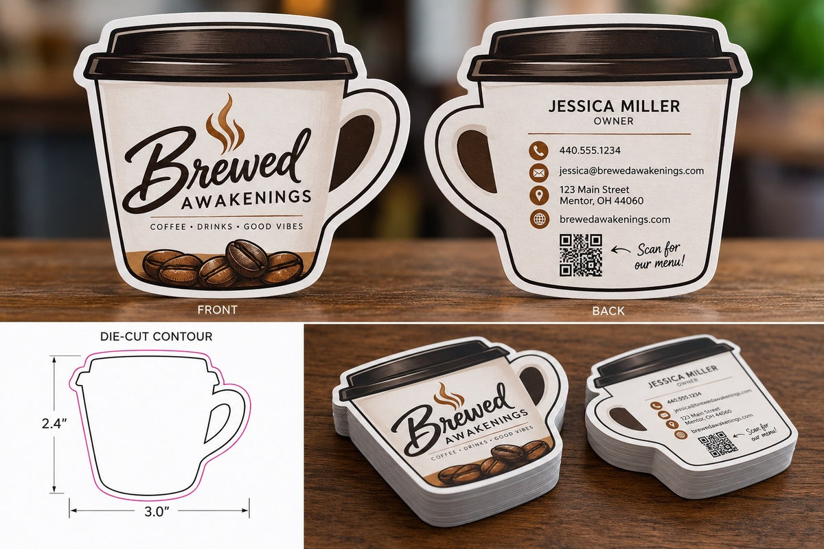 Custom Shape Business Cards